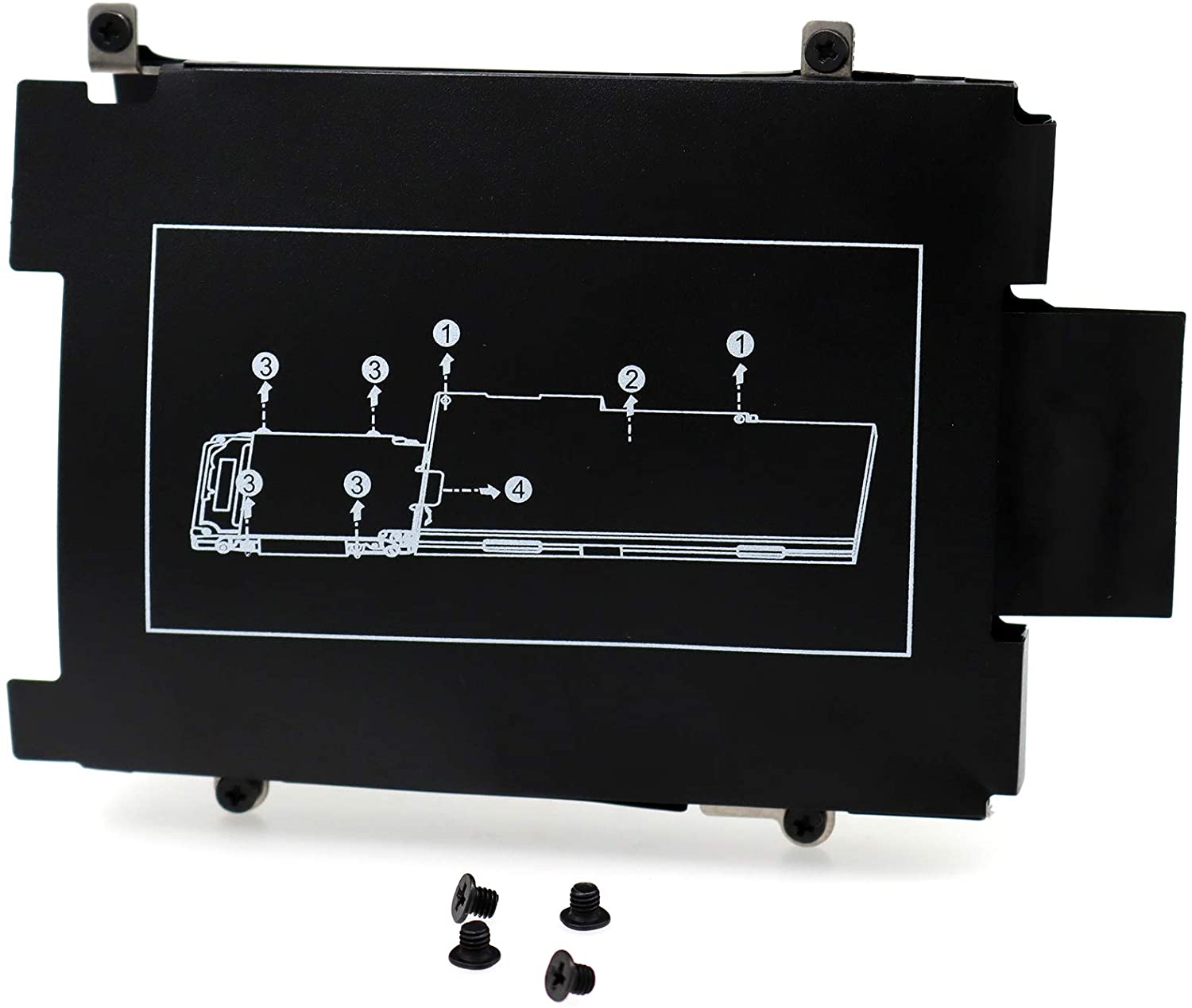 821665-001 HDD Bracket for 2.5" 7mm SSD for HP EliteBook G3 G4