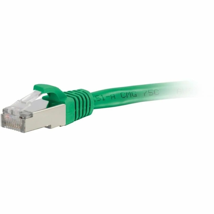 C2G 25ft (7.6m) Cat6a Snagless Shielded (STP) Ethernet Network Patch Cable - Green