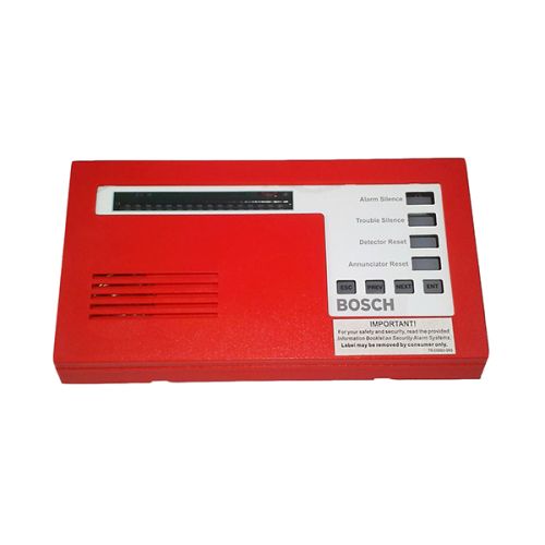 D1256 | Radionics Fire Alarm Annunciator Keypad Red 12V 8-Key