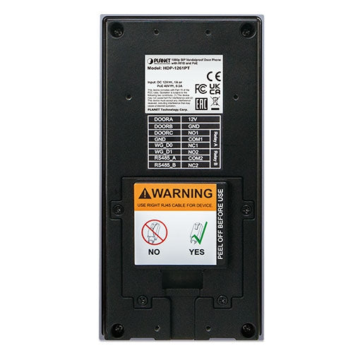Planet HDP-1261PT 1080p SIP Vandalproof Door Phone with RFID and PoE: IETF SIP