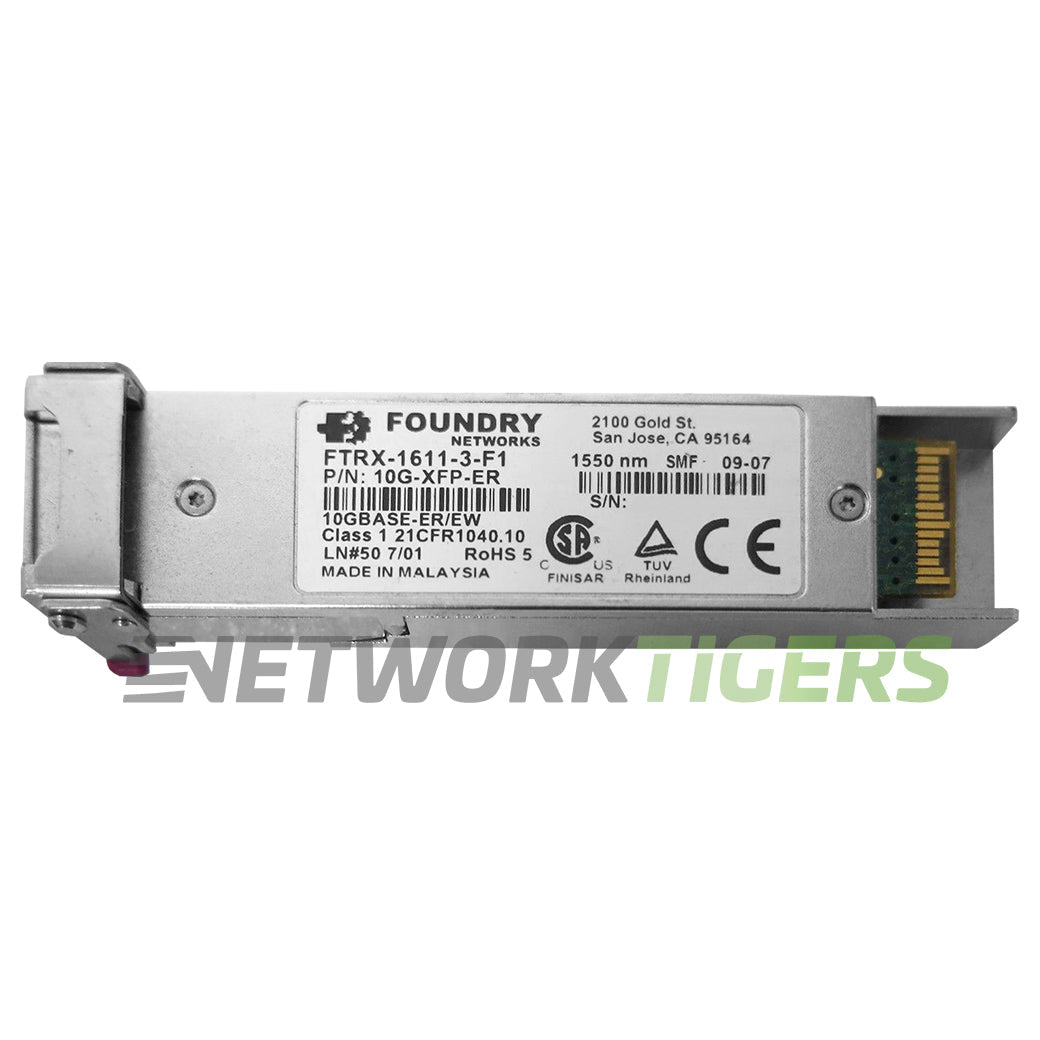 NEW Brocade 10G-XFP-ER 10GB BASE-ER 1550nm SMF LC XFP Transceiver