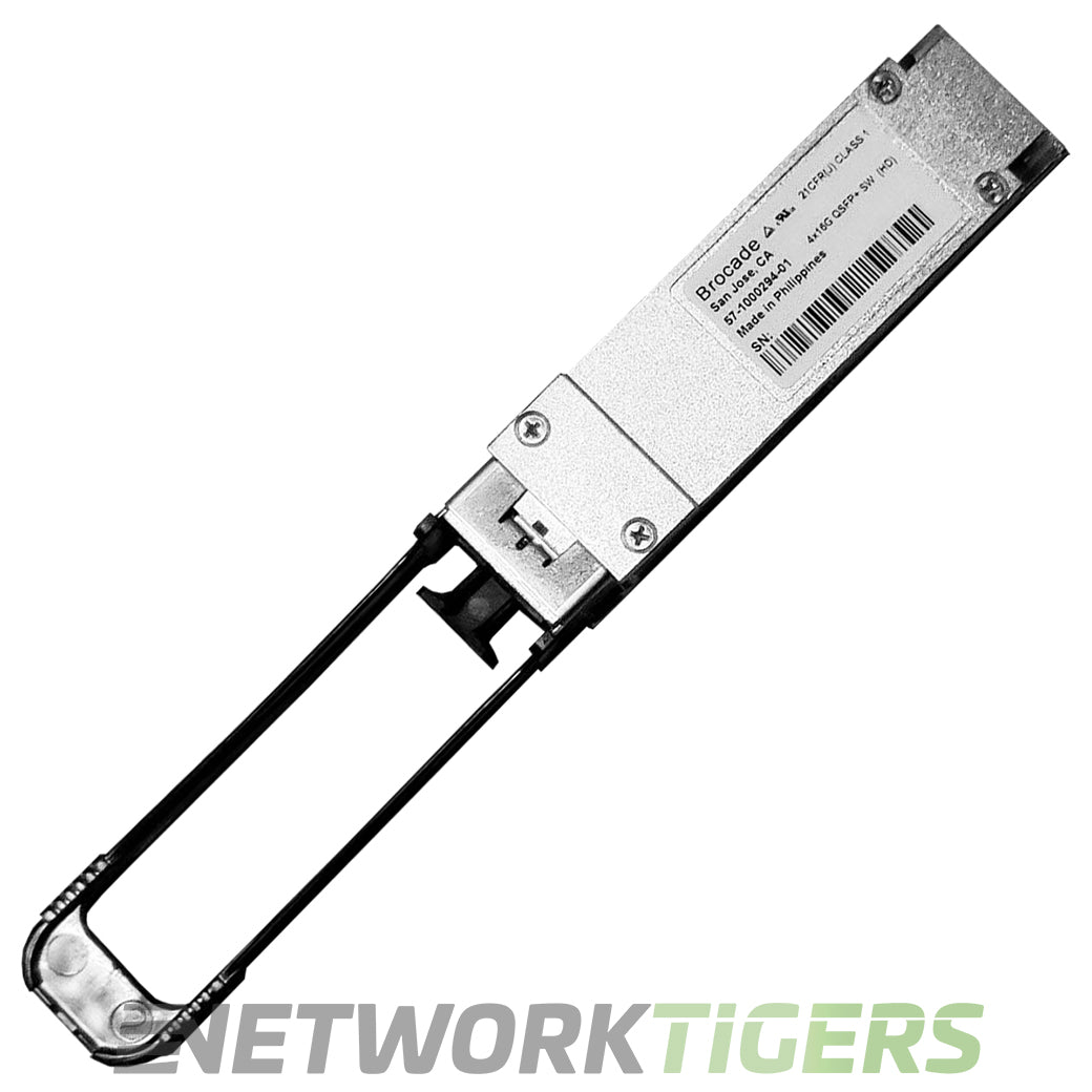Brocade 57-1000294-01 XBR-000245 16GB FC SW MMF QSFP+ Transceiver