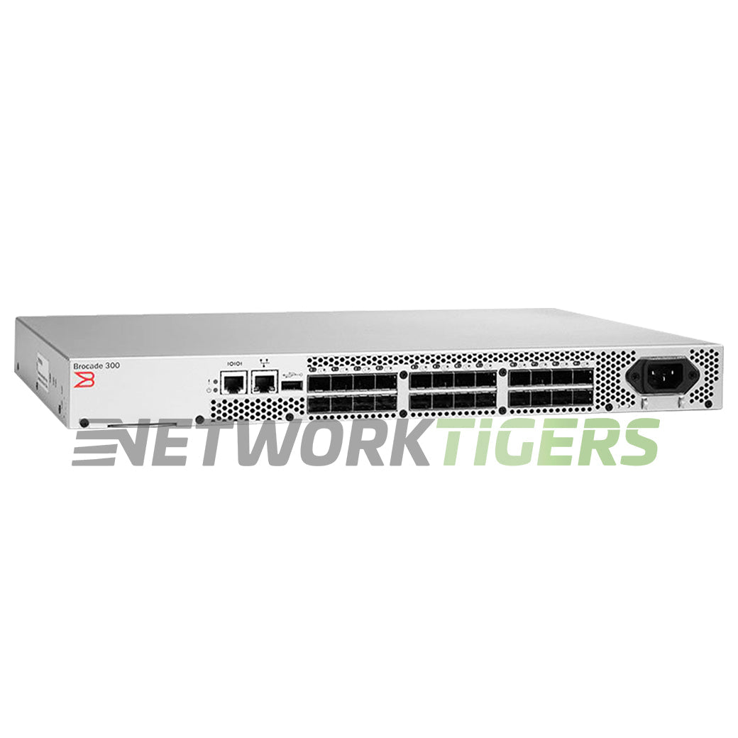 Brocade NA-360-0008 300 Series 24x 8 Gigabit Fibre Channel SFP (8x Active) SAN S