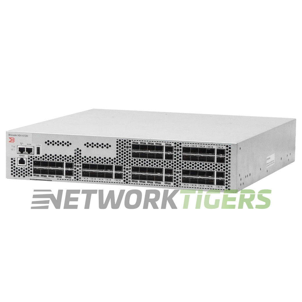 Brocade BR-VDX6720-40-R 40x 10GB SFP+ Back-to-Front Airflow Switch