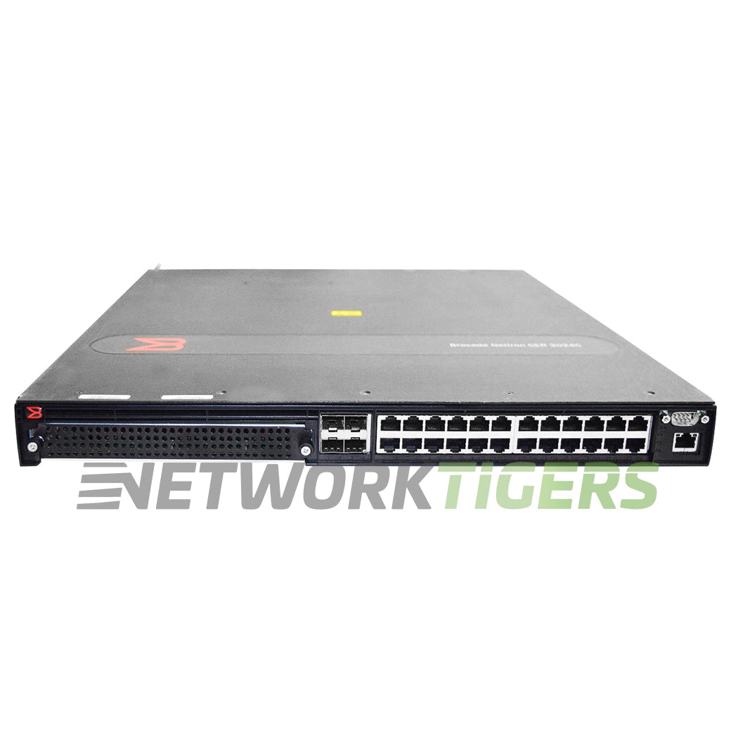 Brocade NI-CES-2024C-AC CES 2024F 24x 1GB RJ45 4x 1GB Combo Switch