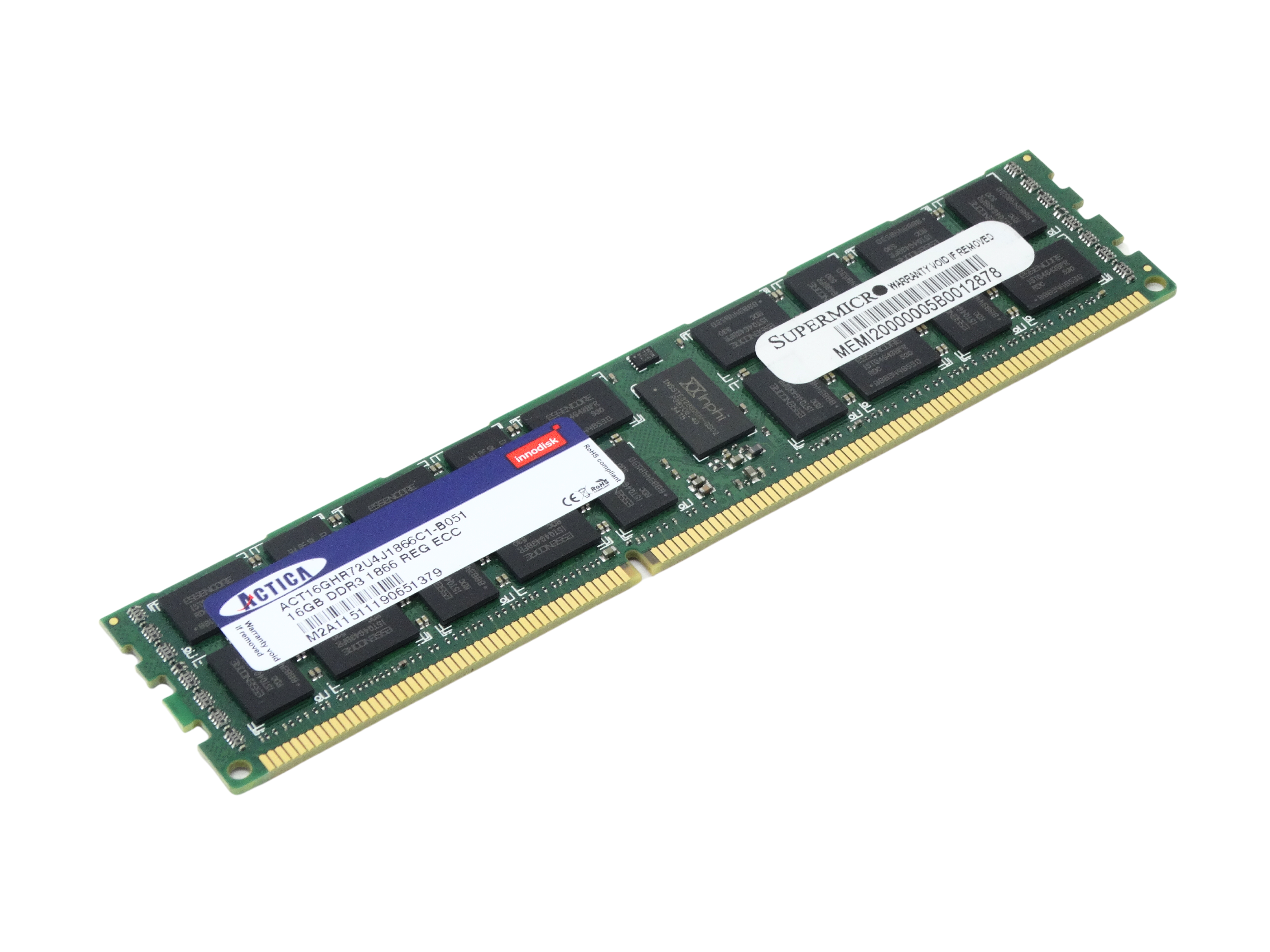 Actica 16GB 2RX4 PC3-14900R DDR3 ECC REG Memory (E2Q95AA-3rdParty)