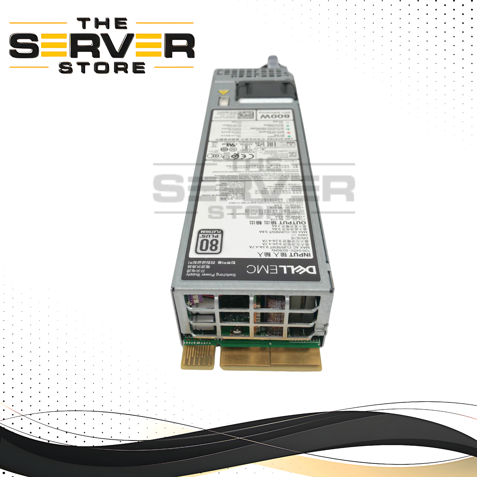 Dell PowerEdge R650 / R750 / R6525 / R7525 800W 80Plus Platinum Hot-Plug Power Supply Unit (PSU). P/N: MGPPC, 0MGPPC.