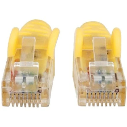 Network Patch Cable, Cat6, 1.5m, Yellow, CCA, U/UTP, PVC, RJ45, Gold Plated Contacts, Snagless, Booted, Lifetime Warranty
