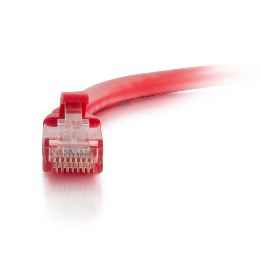 C2G 50ft Cat6a Snagless Unshielded (UTP) Network Patch Ethernet Cable-Red