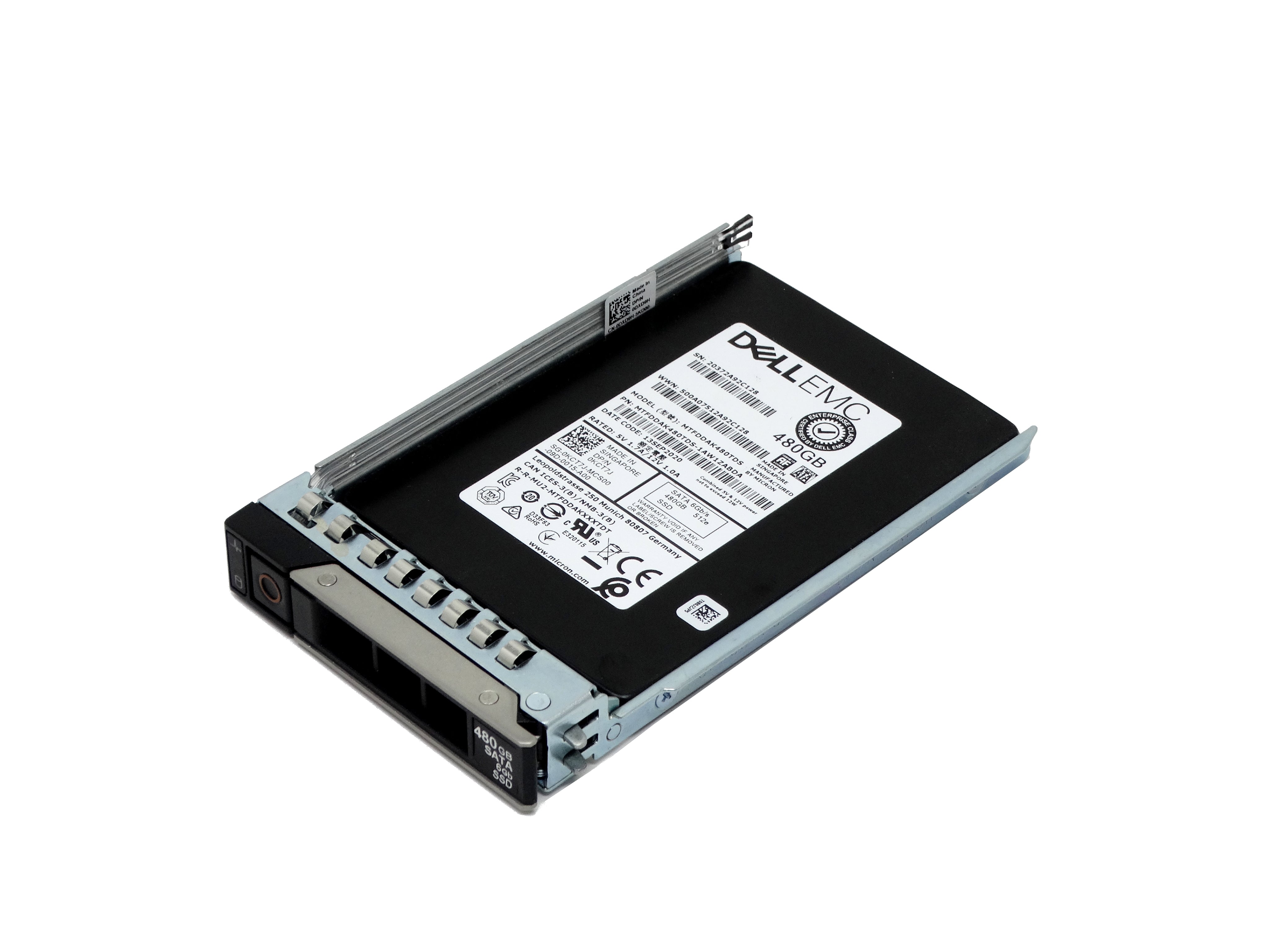 Dell 480GB 6Gbps SATA 512e 2.5'' SFF Solid State Drive SSD (0KCT7J)