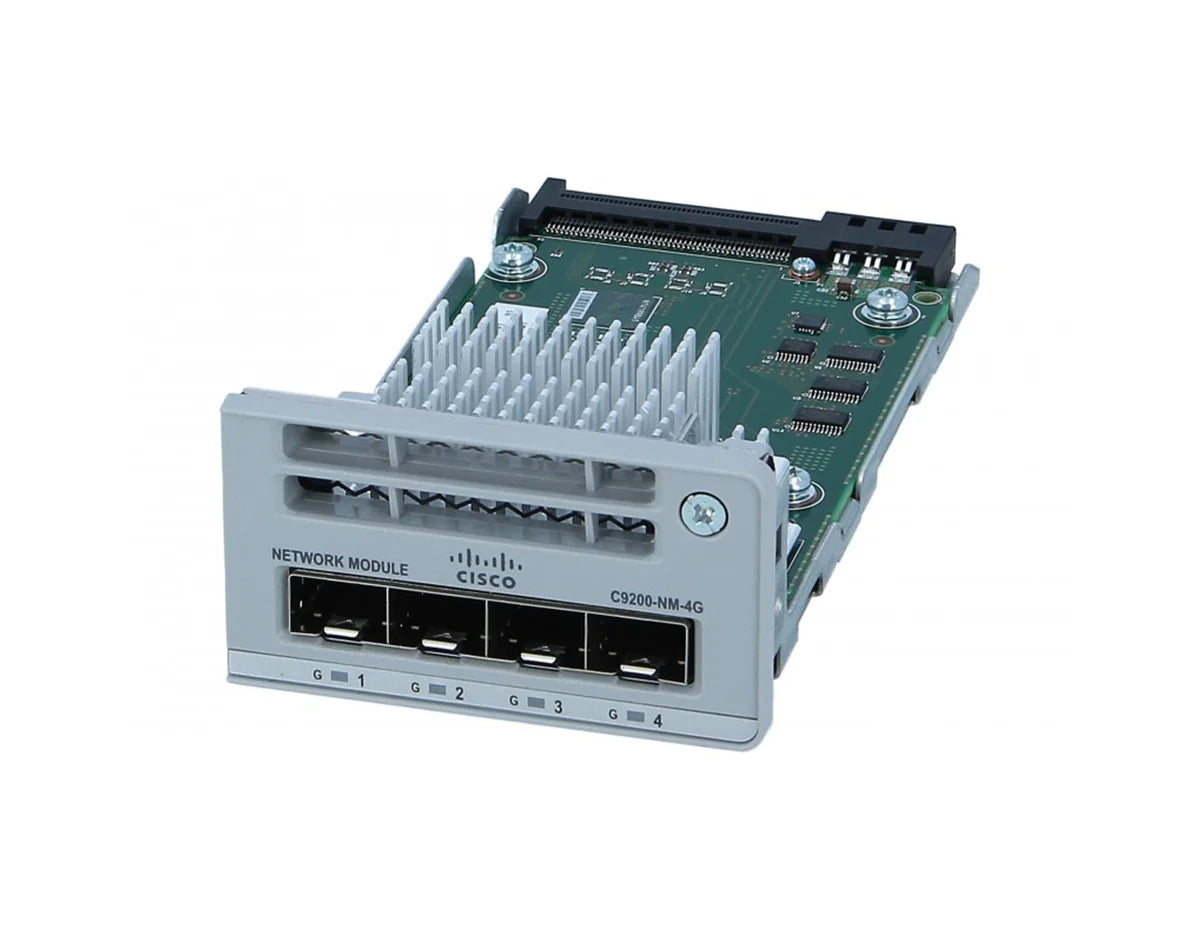 Cisco C9200-NM-4G Network Module for Catalyst 9200 Series (4x1G SFP Ports)