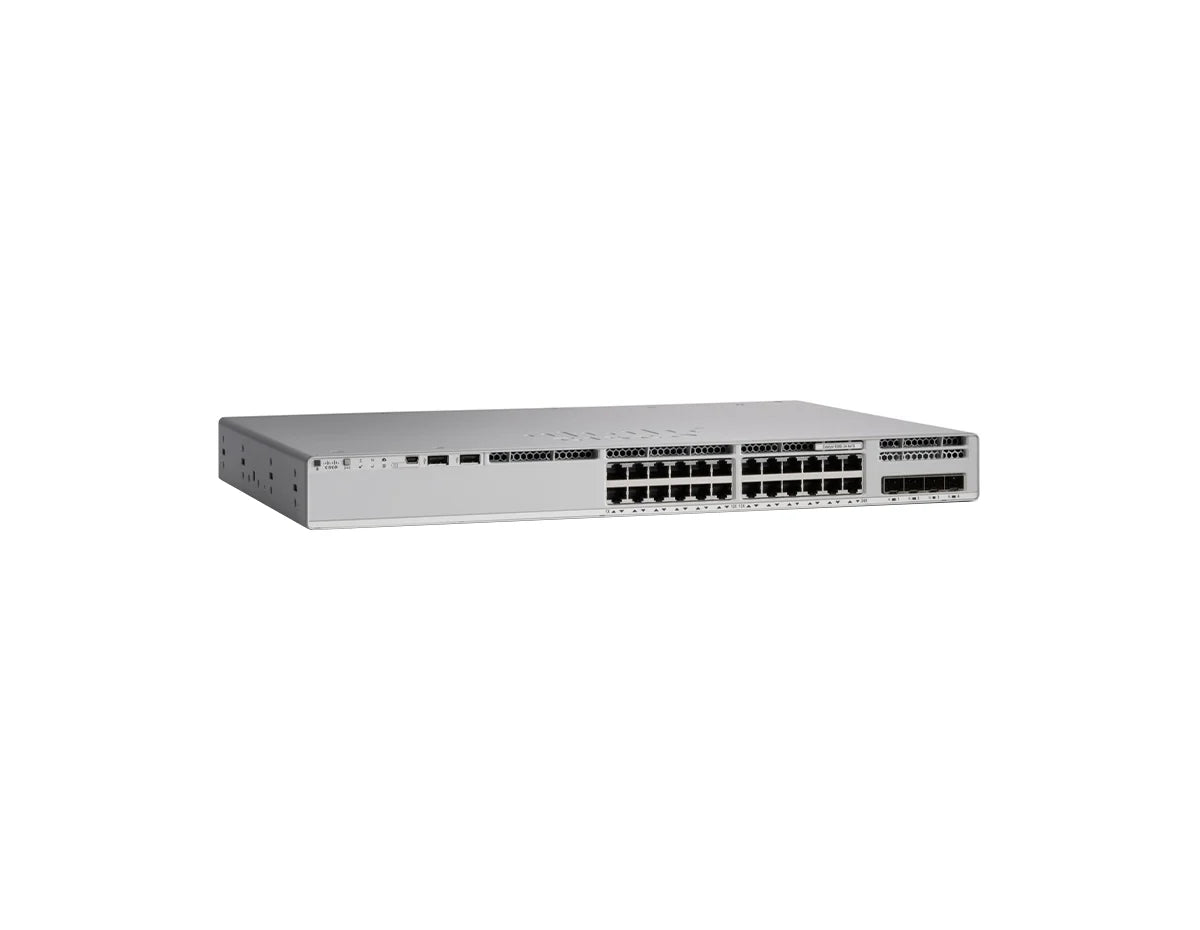 Cisco Catalyst C9200L-24P-4X-A 24-Port PoE+ 4x10G SFP+ Switch, Network Advantage