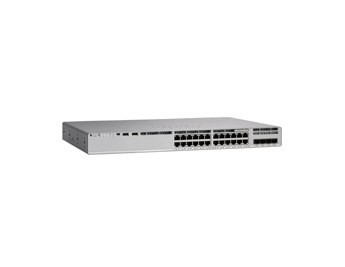 Cisco Catalyst C9200L-24PXG-4X-E 24-Port mGig PoE+ Switch (8xmGig, 4x10G SFP+), Network Essentials