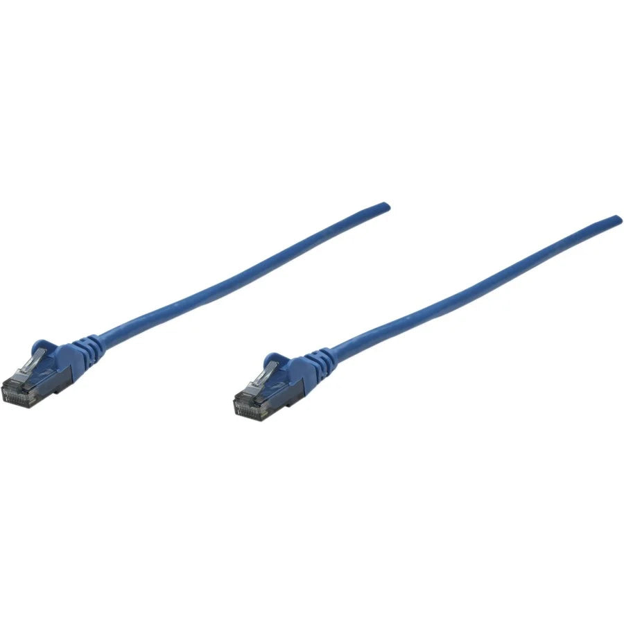 Intellinet Network Solutions Cat6 UTP Network Patch Cable, 50 ft (15.0 m), Blue