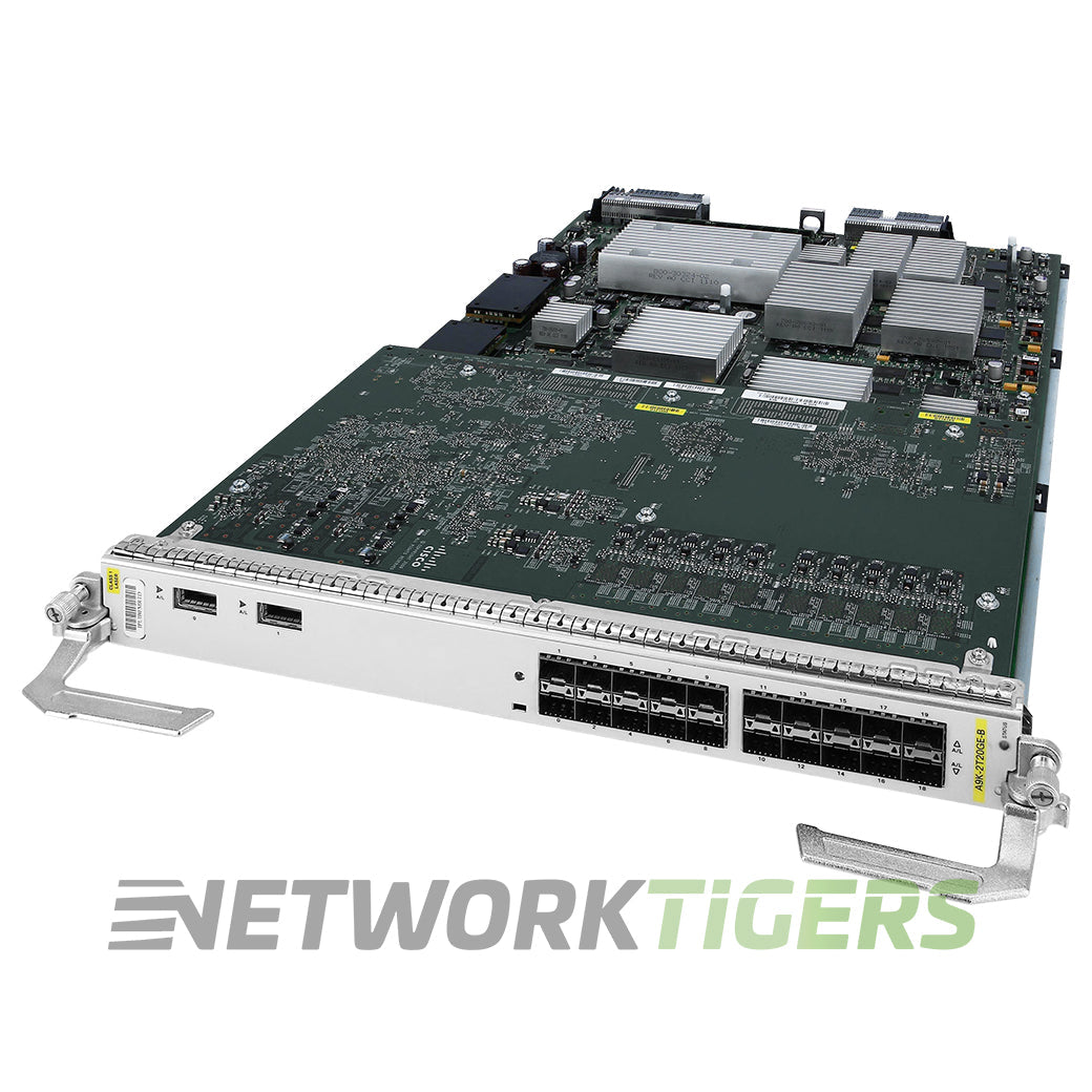 Cisco A9K-2T20GE-B 20x 1GB SFP 2x 10GB XFP (Medium Queue) Router Line Card