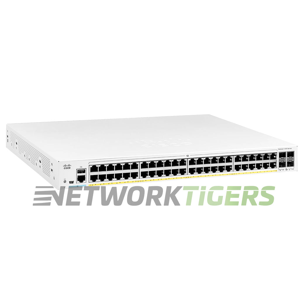 NEW Cisco C1000-48FP-4X-L Catalyst 1000 48x 1GB PoE+ RJ45 4x 10GB SFP+ Switch