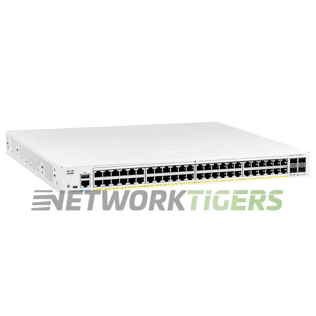 Cisco C1000-48P-4X-L Catalyst 1000 Series 48x 1GB PoE+ RJ45 4x 10GB SFP+ Switch