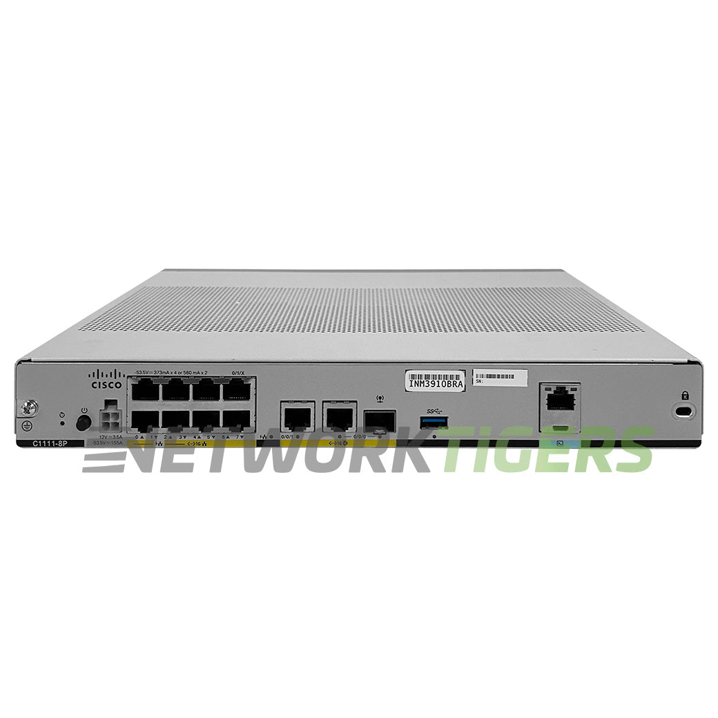NEW Cisco C1111-8P ISR 1000 15x 1GB RJ45 1x 1GB Combo Router