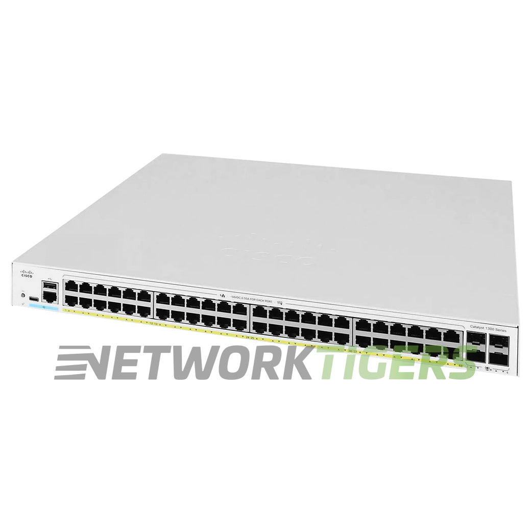 NEW Cisco C1300-48P-4X Catalyst 1300 Series 48x 1GB PoE+ RJ-45 SFP+ Switch