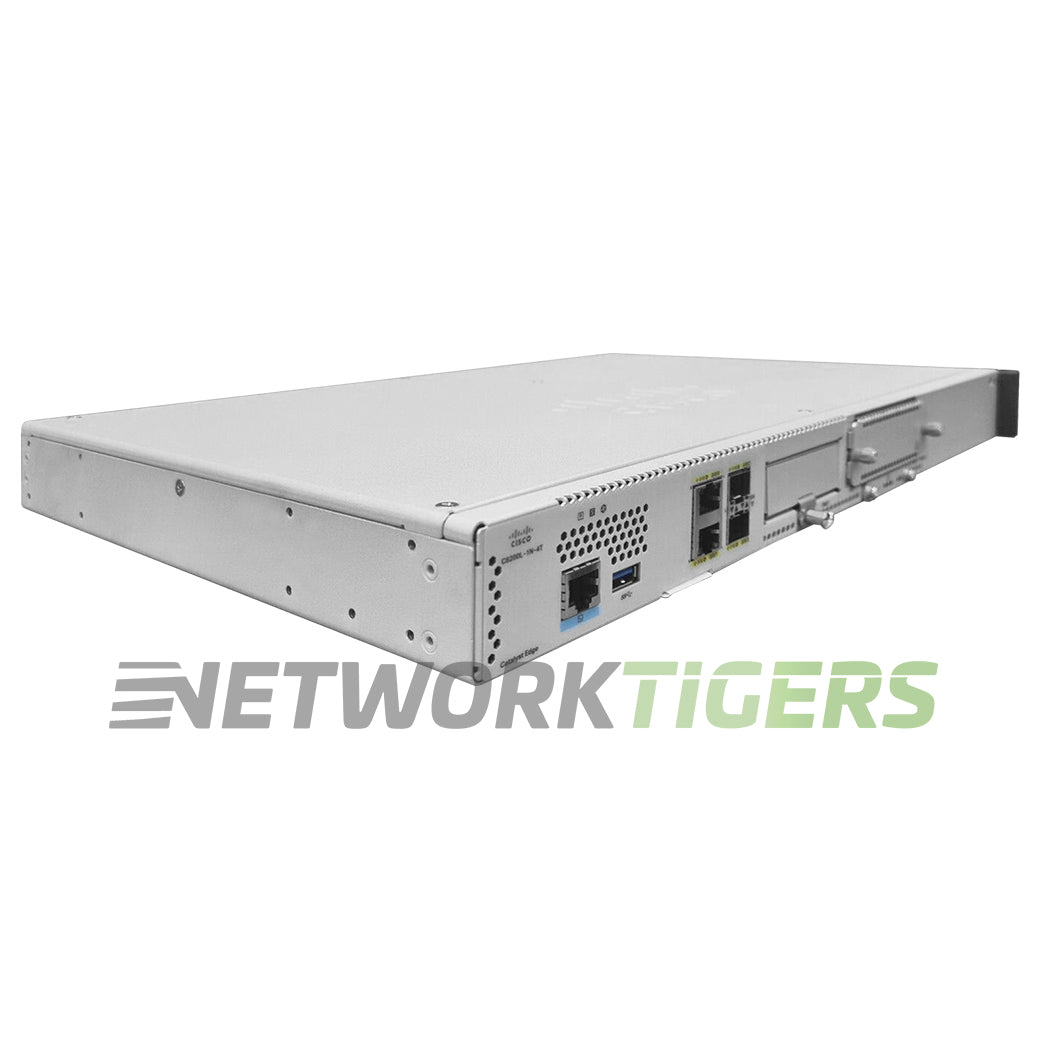 Cisco C8200-1N-4T Catalyst 8200 1 NIM Slot 4x 1GB WAN RJ45 Edge Platform