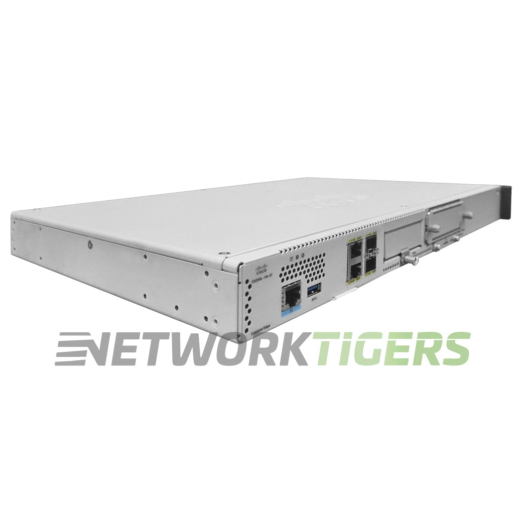 Cisco C8200-1N-4T Catalyst 8200 1 NIM Slot 4x 1GB WAN RJ45 Edge Platform