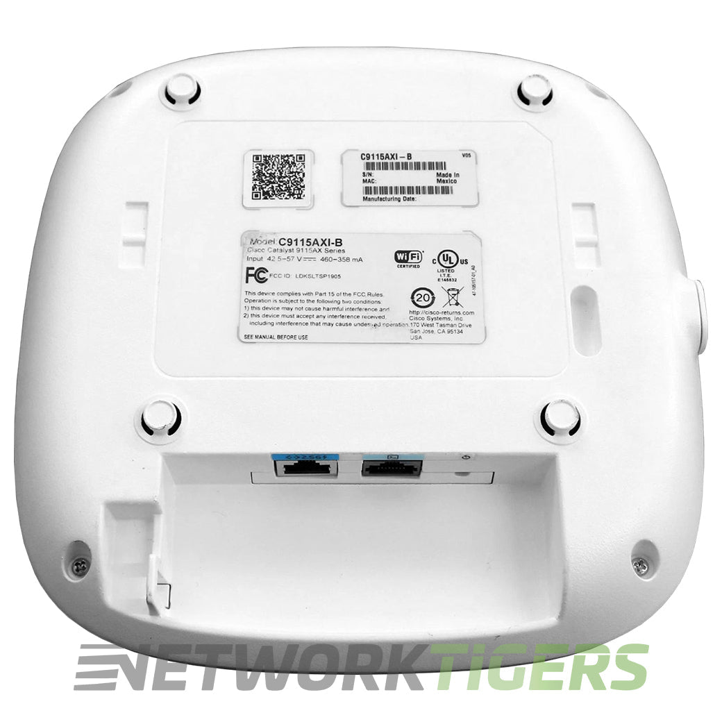 Cisco C9117AXI-EWC-B Wi-Fi 6 802.11ax Int Omni Antenna WAP w/ EWC