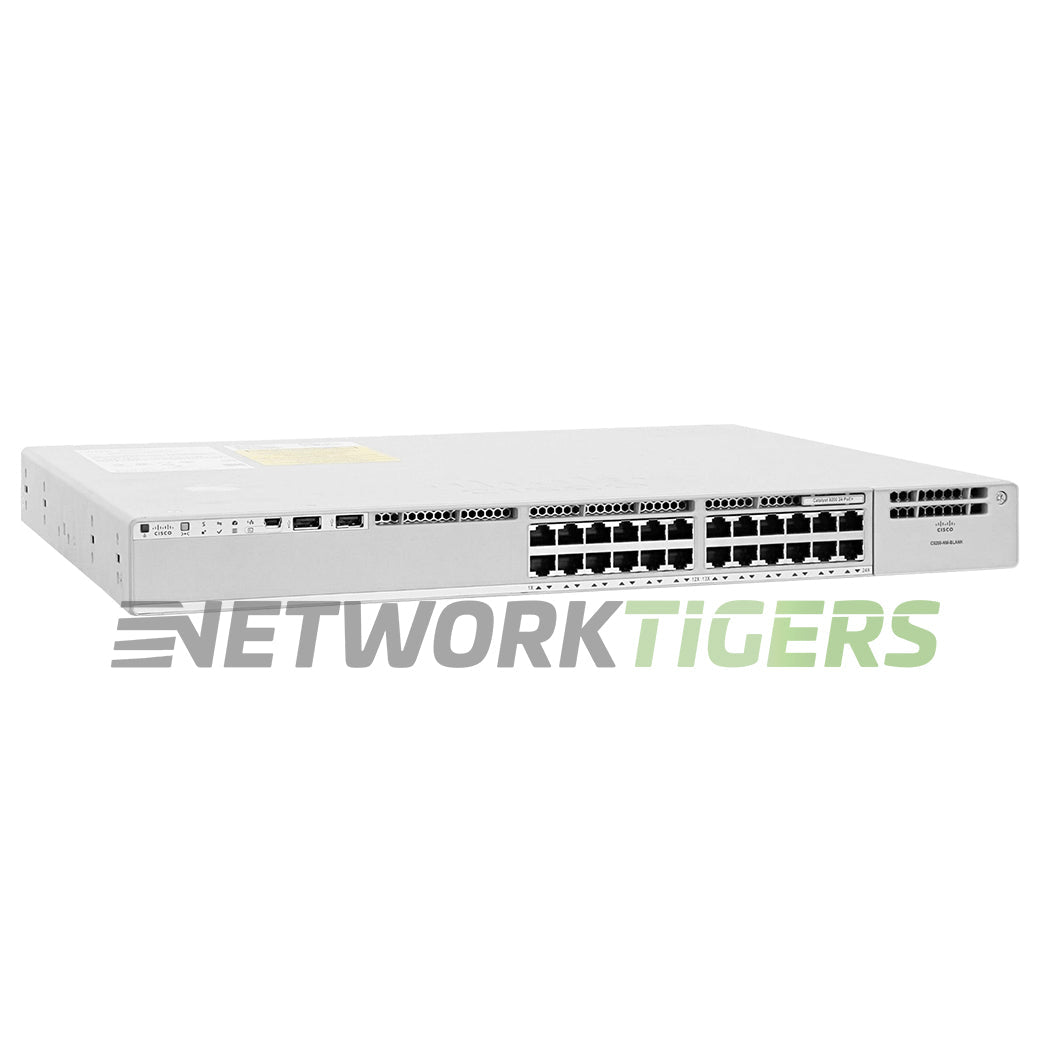 NEW Cisco C9200-24P-A 24x 1GB PoE+ RJ45 1x Module Slot Switch