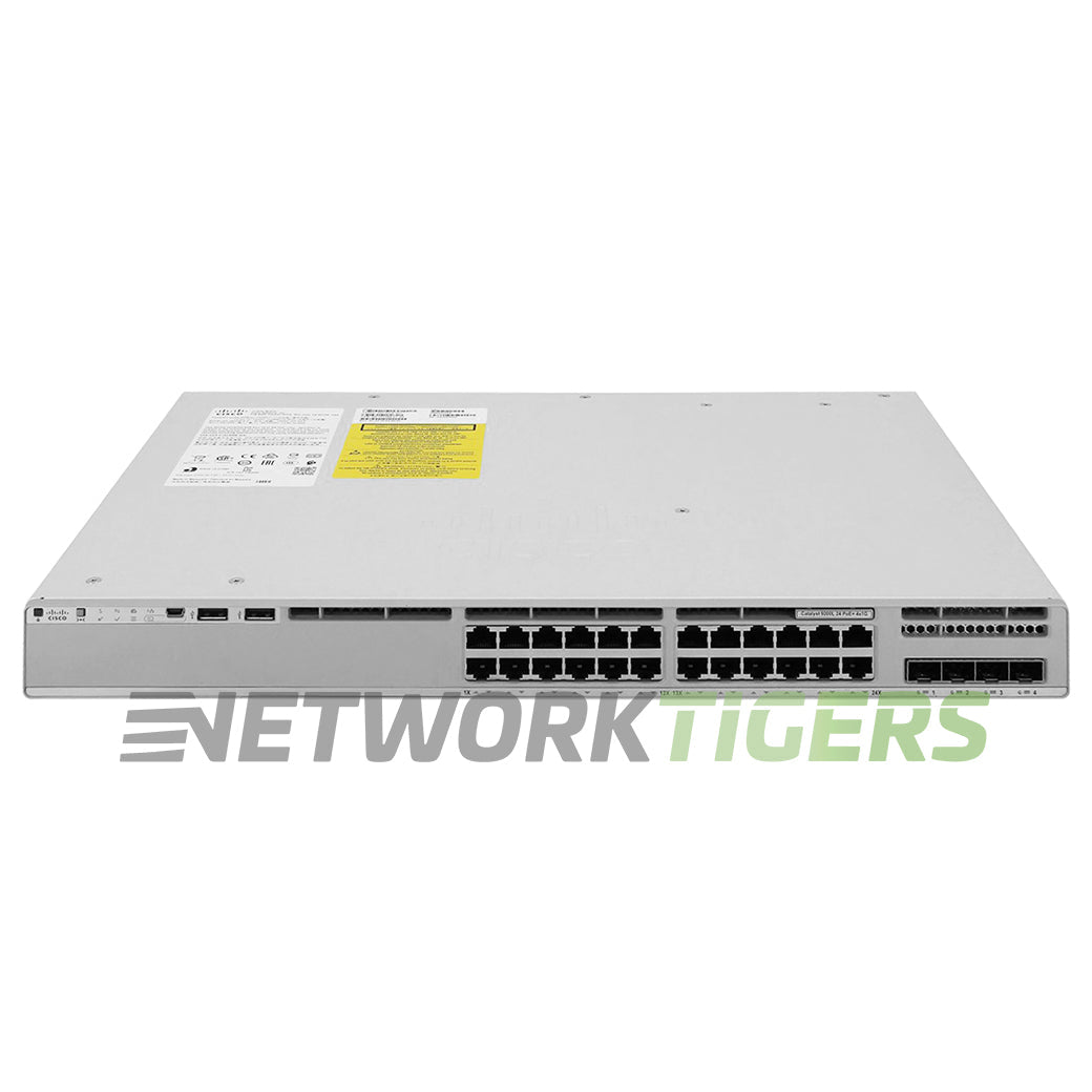 NEW Cisco C9200-24PXG-E 16x 1GB PoE+ RJ45 8x MultiGB PoE+ RJ45 1x ModSlot Switch