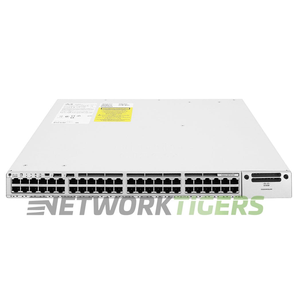 Cisco C9200-48P-E 48x 1GB PoE+ RJ45 1x Module Slot Switch