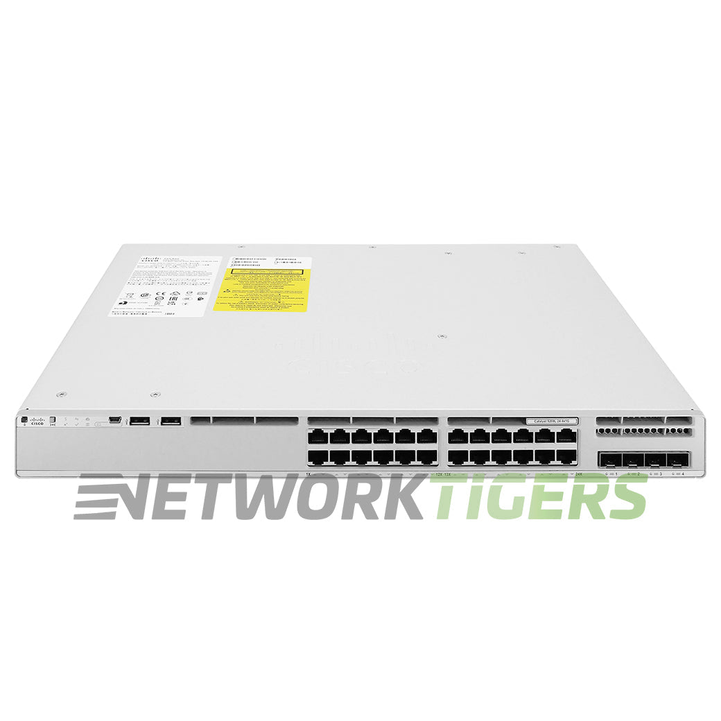 Cisco C9200L-24T-4G-A Catalyst 9200L 24x 1GB RJ45 4x 1GB SFP Switch