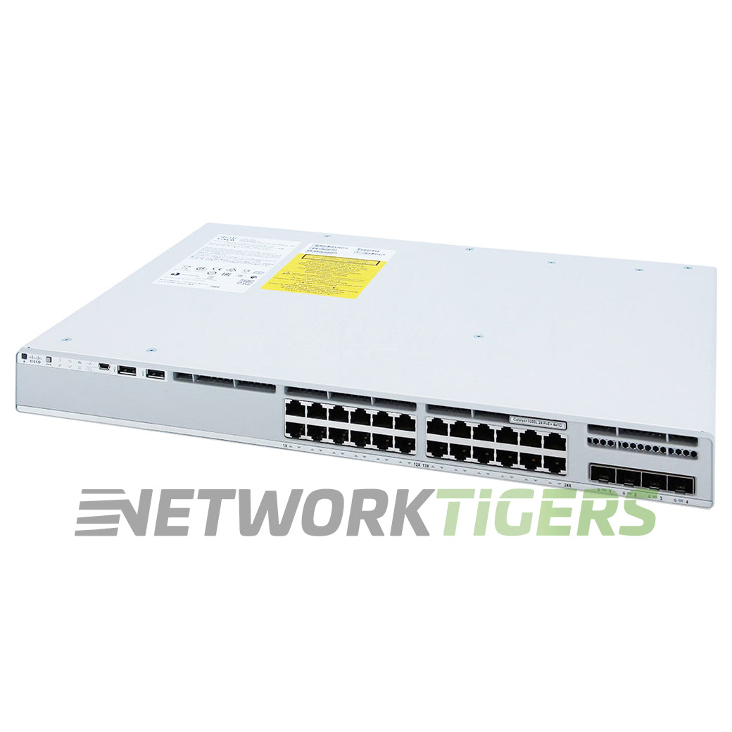 Cisco C9300L-24P-4X-A 24x 1GB PoE+ RJ45 4x 10GB SFP+ Switch
