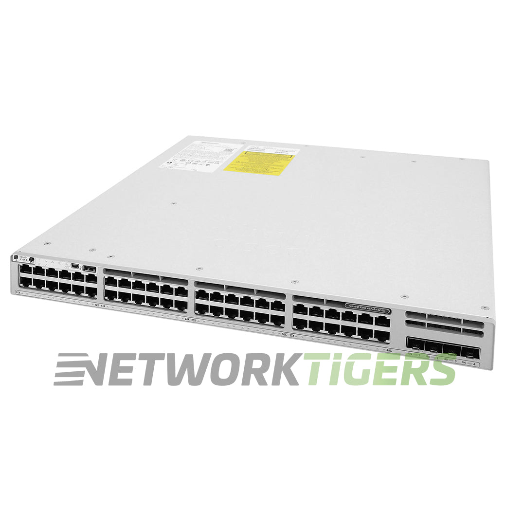 Cisco C9300L-48PF-4G-E 48x 1GB Full PoE+ RJ45 4x 1GB SFP Switch
