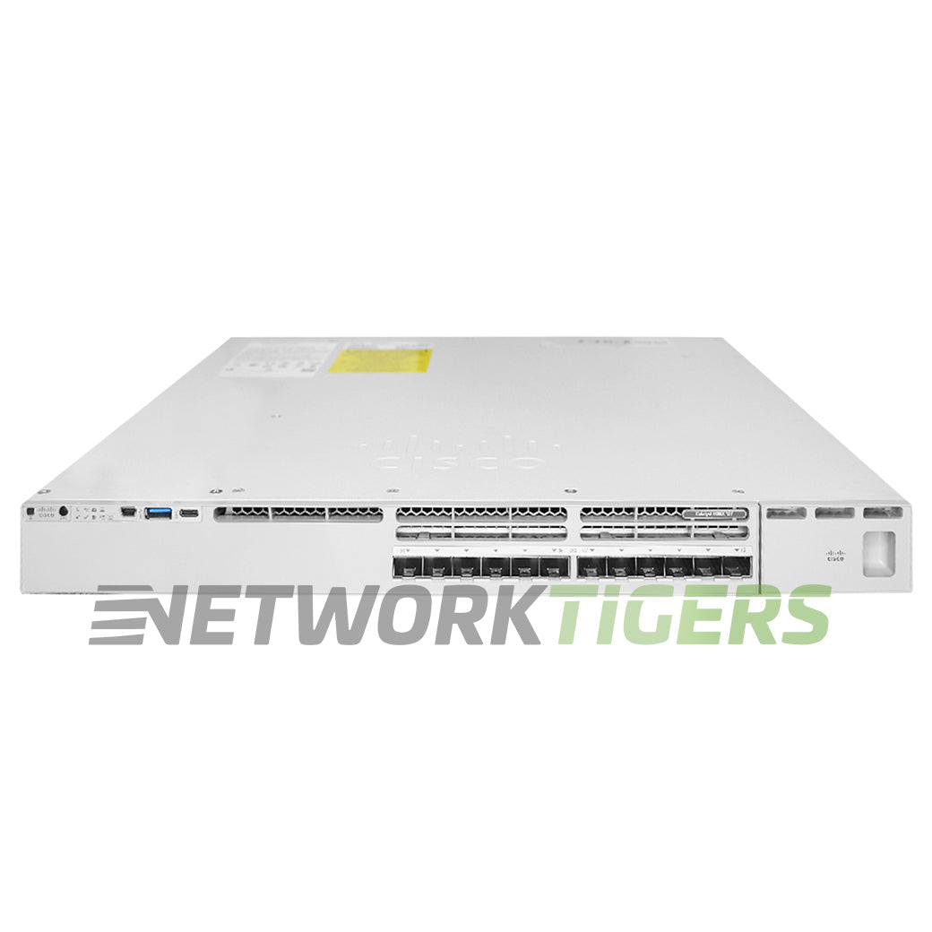 NEW Cisco C9300X-12Y-A Catalyst 9300X 12x 25GB SFP28 1x Exp Module Slot Switch
