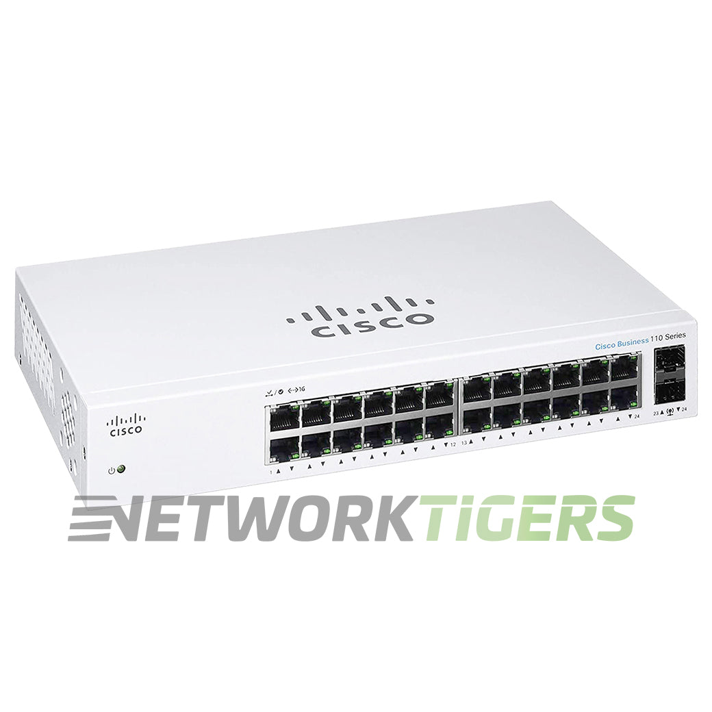 NEW Cisco CBS110-24T-NA 110 Series 24x 1GB RJ-45 2x 1GB SFP Switch