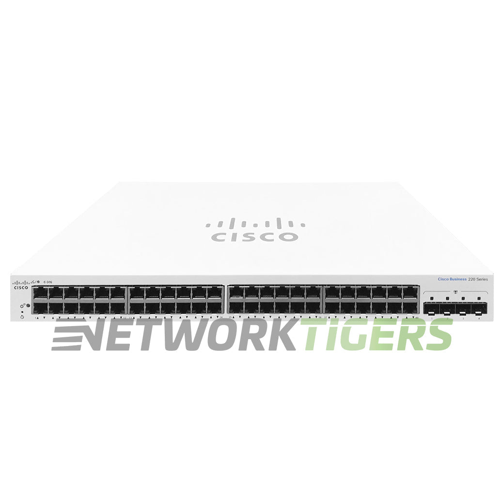 NEW Cisco CBS220-48T-4G-NA Business 220 Series 48x 1GB RJ45 4x 1GB SFP Switch
