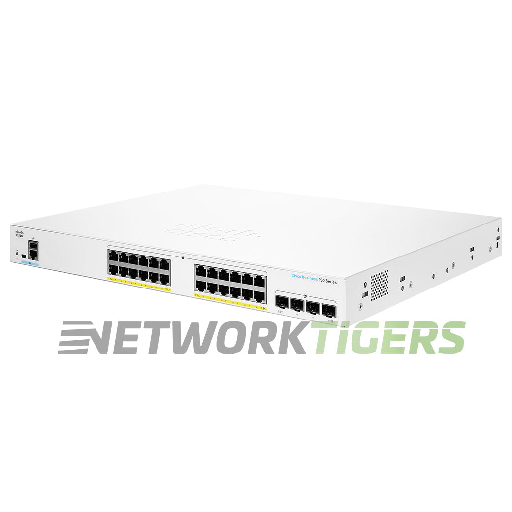 Cisco CBS350-24FP-4G-NA 24x 1GB PoE+ RJ45 4x 1GB Combo Switch