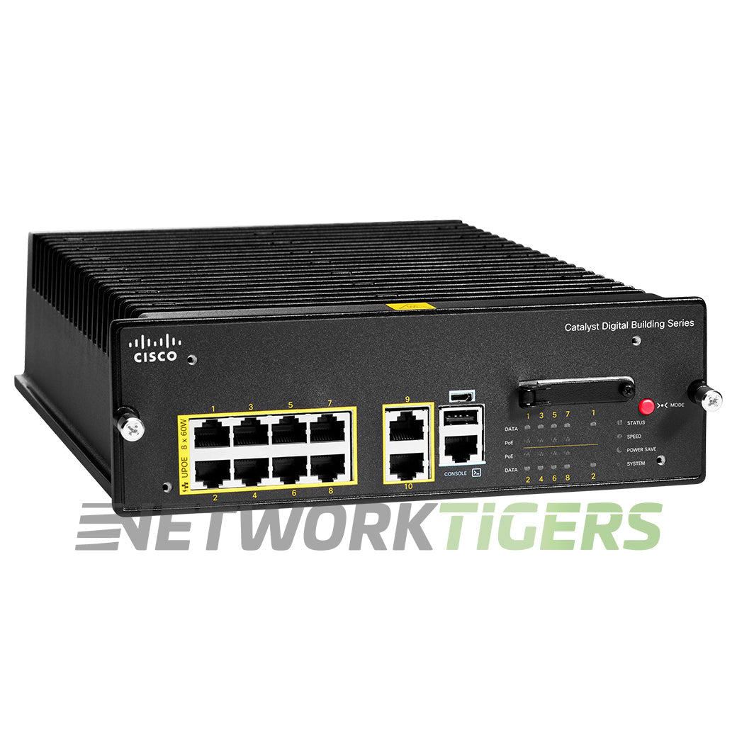 NEW Cisco CDB-8P Catalyst Digital Building 8x FE PoE+ RJ45 2x 1GB RJ45 Switch