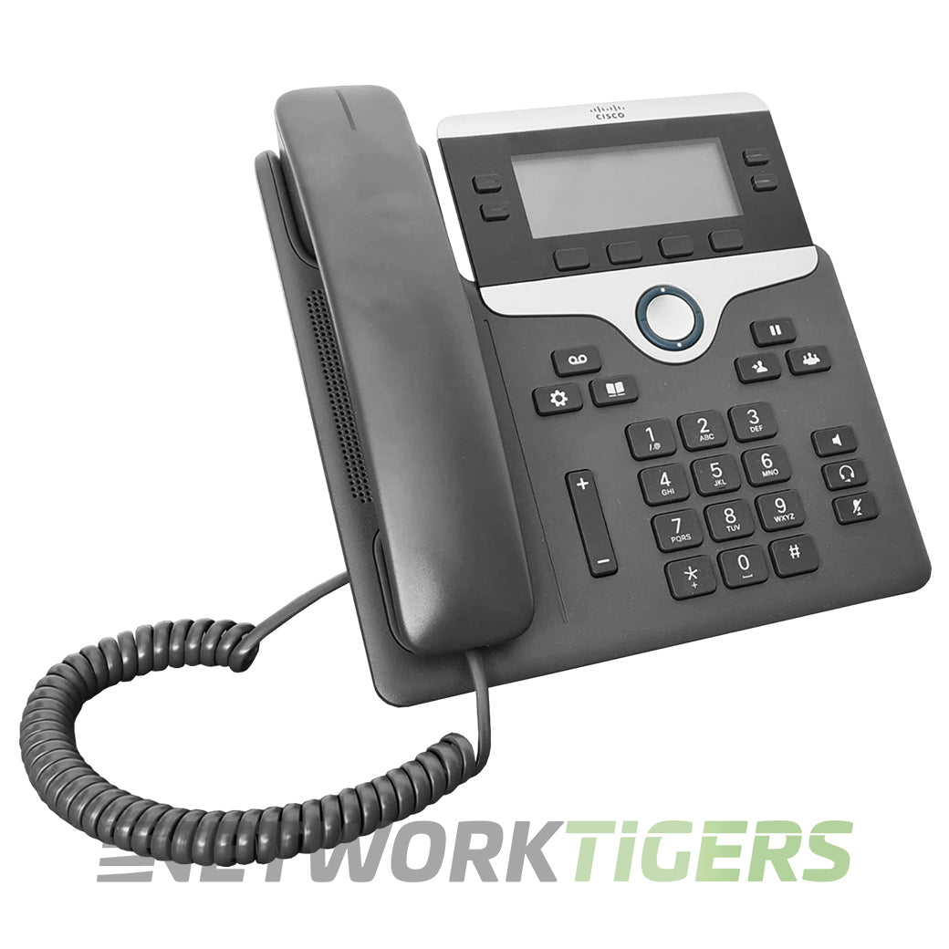 NEW Cisco CP-7841-K9 IP Phone 7841 4-Line Gigabit VoIP Desktop Phone Charcoal