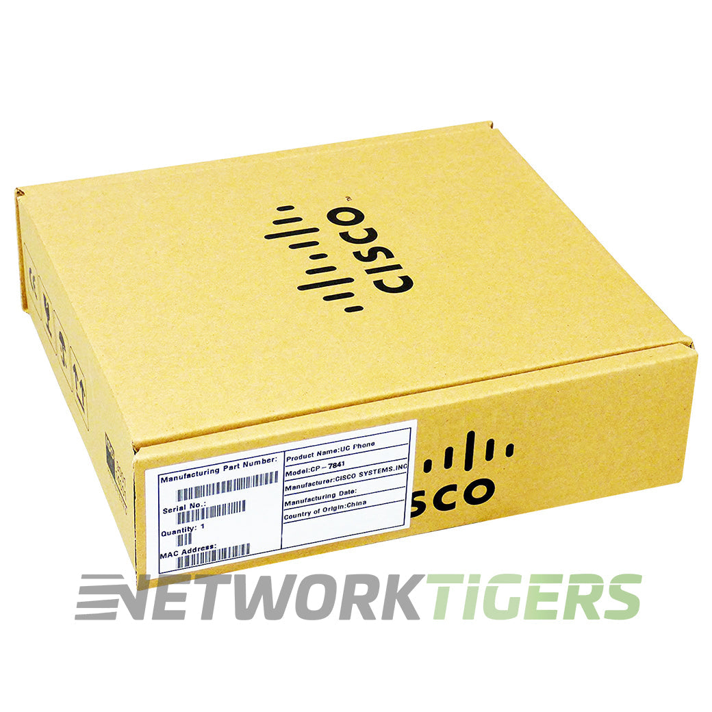 NEW Cisco CP-7841-K9 IP Phone 7841 4-Line Gigabit VoIP Desktop Phone Charcoal