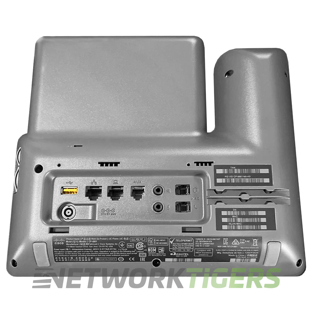 Cisco CP-8861-K9 Color VOIP Phone w/2 USB Ports