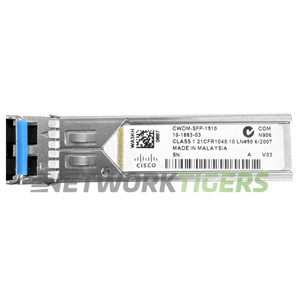 Cisco CWDM-SFP-1510 1GB BASE-CWDM 1510nm SFP Transceiver