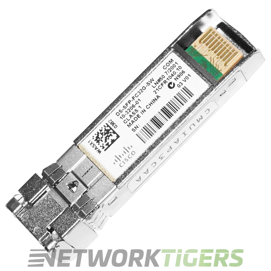 NEW Cisco DS-SFP-FC32G-SW 32 Gbps Fibre Channel FC SW SFP+ LC Transceiver