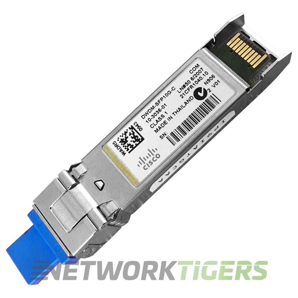 Cisco DWDM-SFP10G-C 10GB 1529.16~1567.13nm 80km DOM SMF SFP+ Transceiver