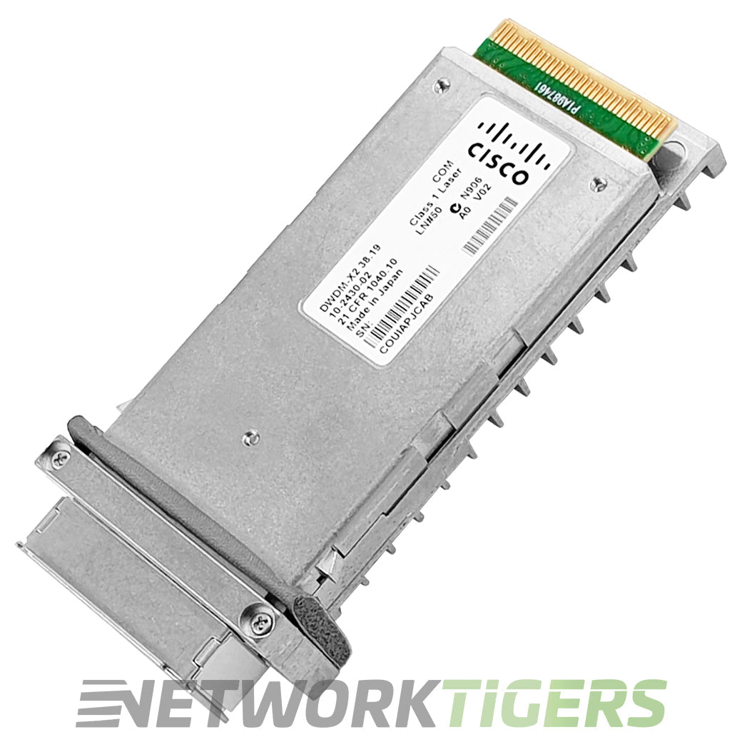 Cisco DWDM-X2-38.19 10GB BASE-DWDM SMF 40km 1538.19nm X2 Transceiver