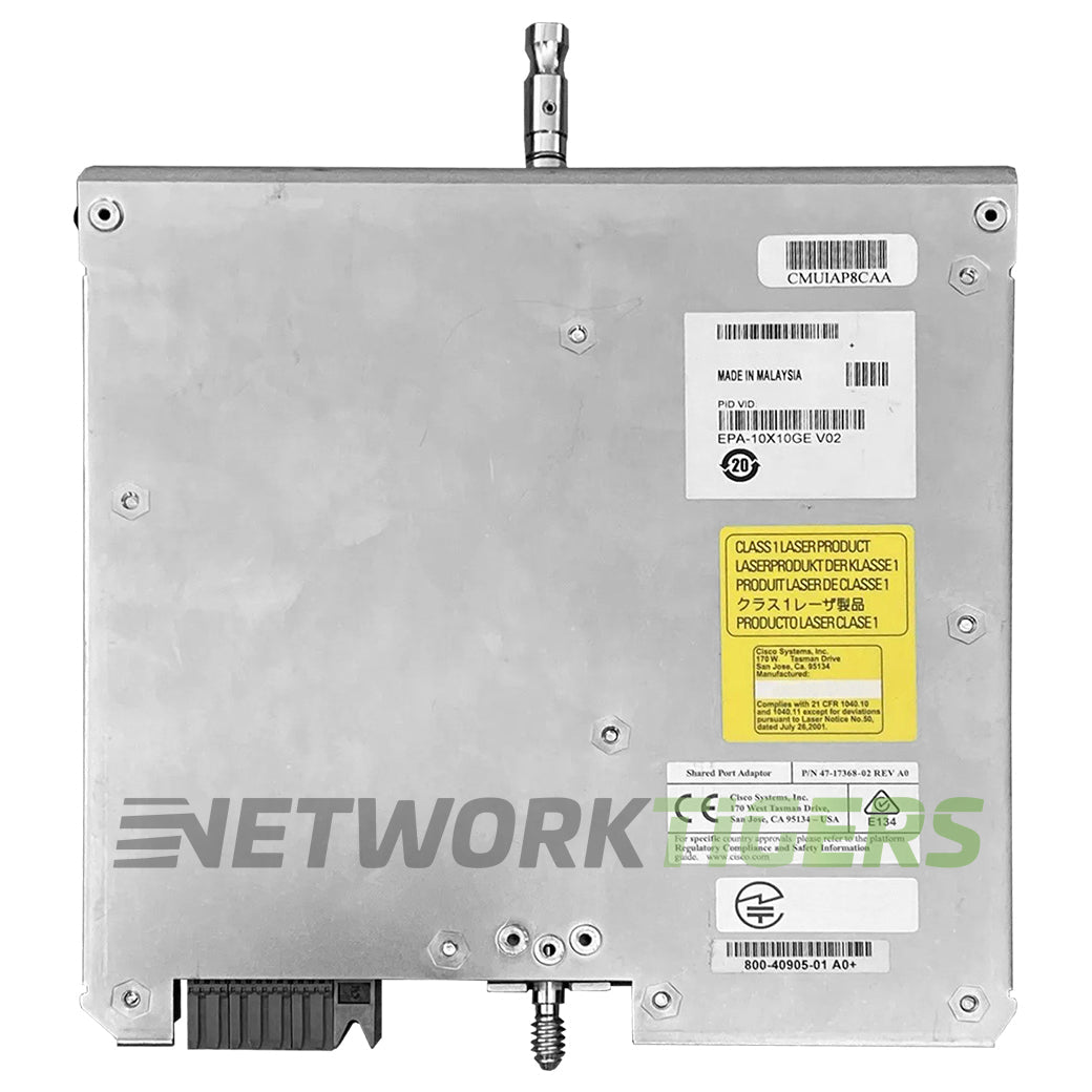 Cisco EPA-10X10GE ASR 1000 Series 10x 10GB SFP+ Router Port Adapter