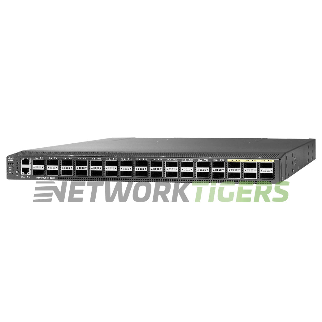Cisco HX-FI-6332 UCS 6300 Series 6332 32x 40G FCoE QSFP+ Fabric Interconnect