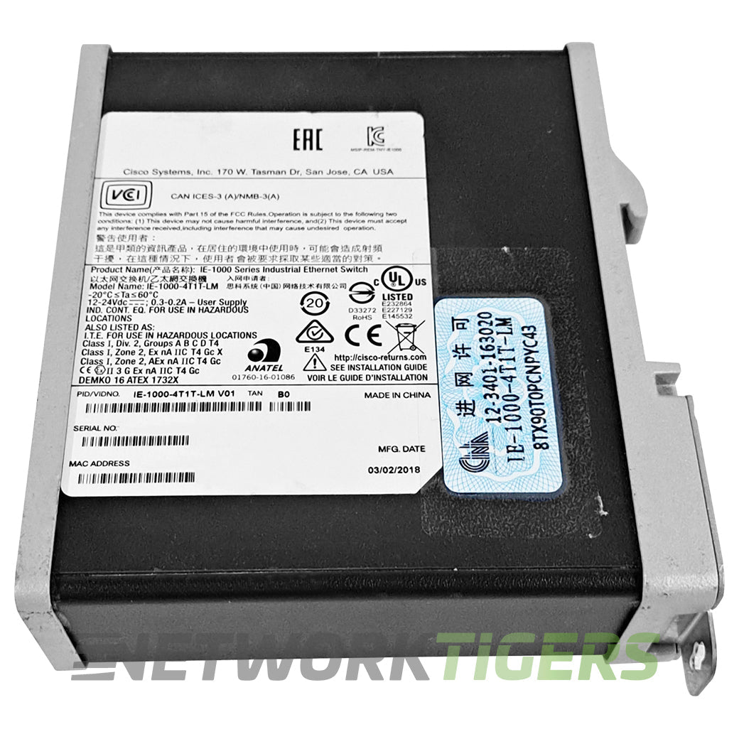 NEW Cisco IE-1000-4T1T-LM IE 1000 Series 5x Fast Ethernet RJ45 Switch
