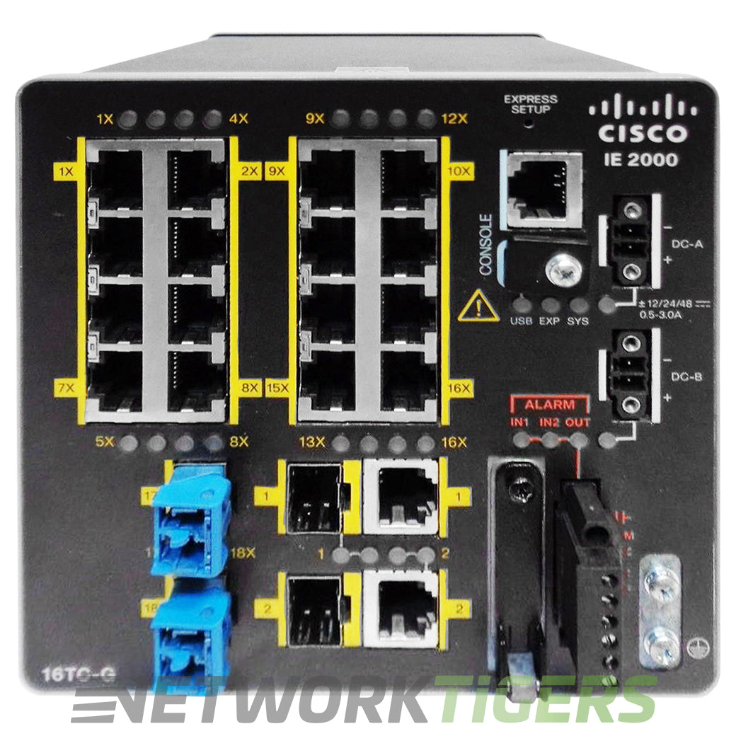 NEW Cisco IE-2000-16TC-G-X 16x FE RJ45 2x 1GB Combo 2x FE SFP Switch