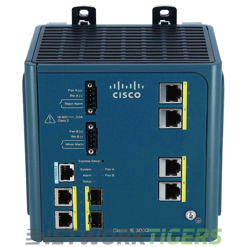 NEW Cisco IE-3000-4TC-E IE-3000 Series 4x FE 2x 1GB Combo Switch