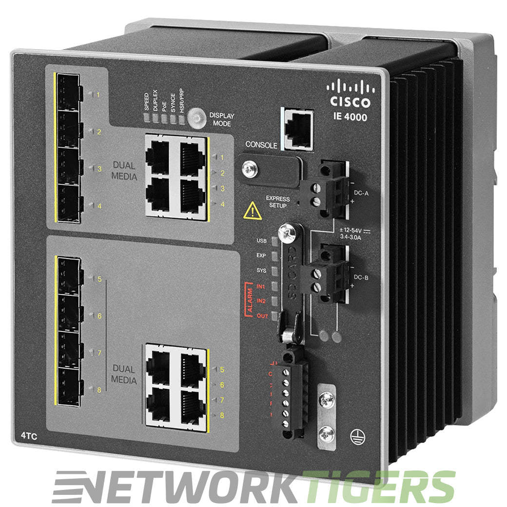 Cisco IE-4000-4TC4G-E IE 4000 Series 4x FE Combo 4x 1GB Switch